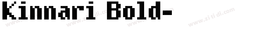 Kinnari Bold字体转换